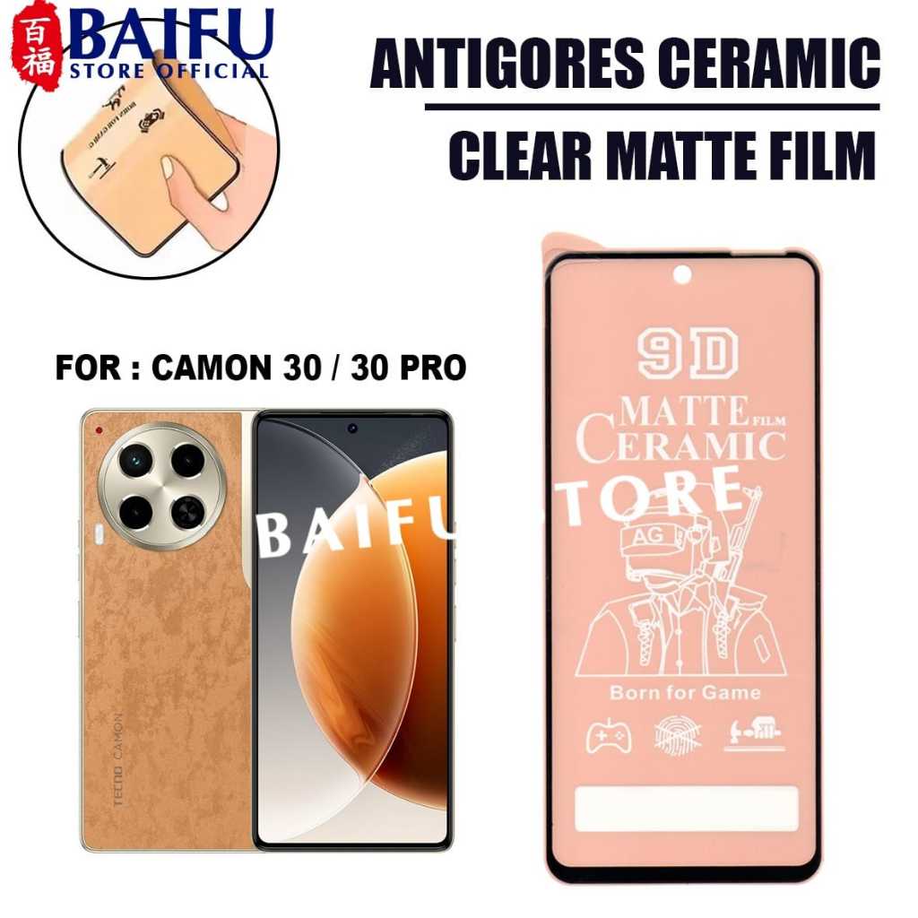 Tecno Camon 30 Tecno Camon 30 Pro Ceramic matte / Spy Matte Anti Privacy Tecno Camon 30 Tecno Camon 