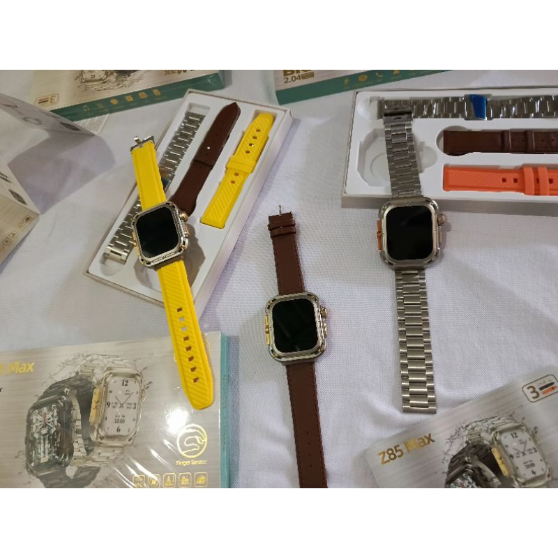 smartwatch amoled series Z85 max ultra gps & nfc dinamic island  FREE 3 strap | smartwatch amoled te