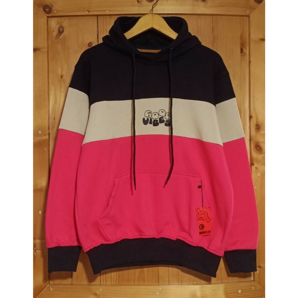 Jaket Sweater Hoodie Pria Kombinasi Original Mrdee.co