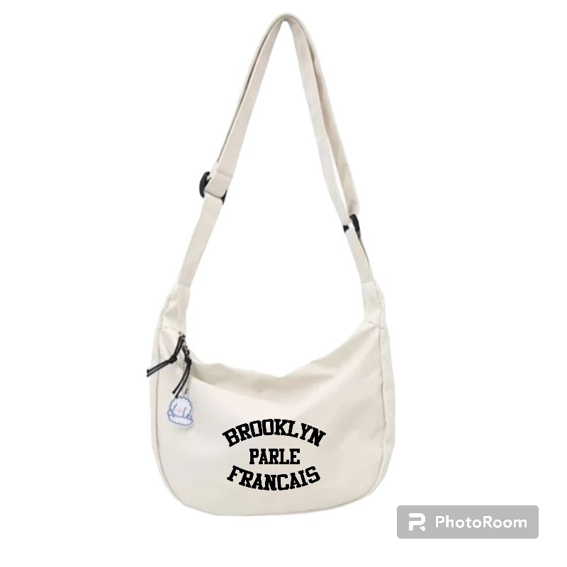 terbaru tas selempang pria kanvas bergambar ukuran sedang muat banyak barang tas