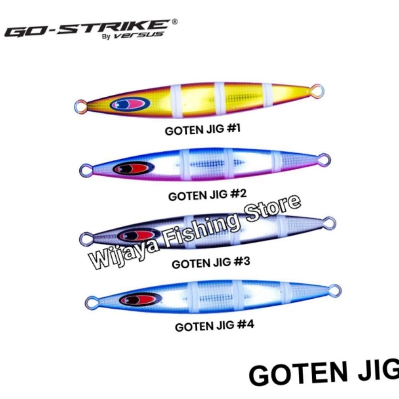 Umpan Pancing Metal Jig Go Strike Versus Goten 100 150 200 gram
