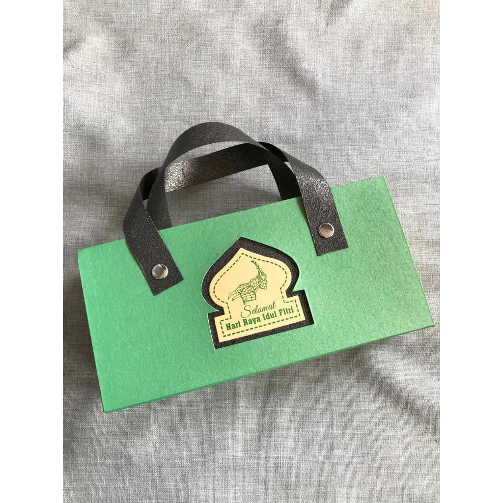 

QQF - Box Hampers Idul Fitri - Box Tenteng Untuk Makanan / Hampers - Lebaran