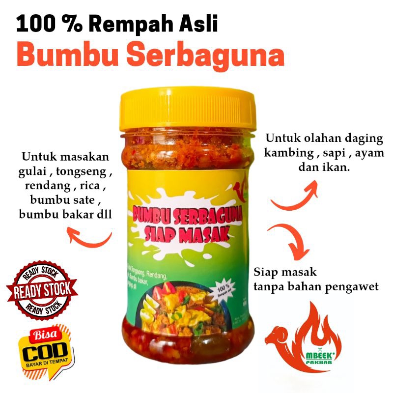 

Bumbu serbaguna siap masak 150gram bumbu gulai bumbu rendang