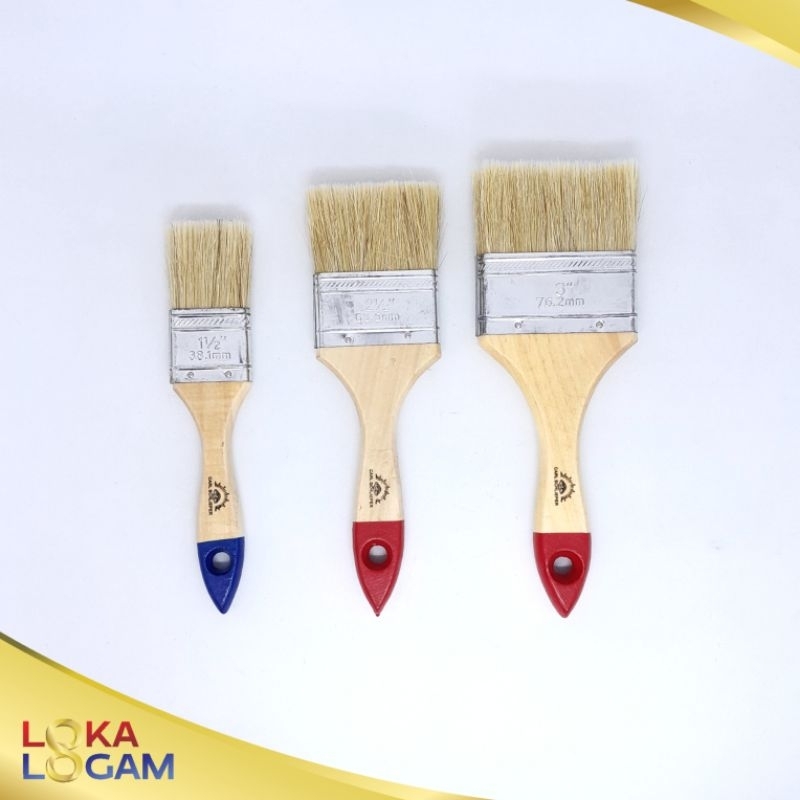 

Kuas putih Schliper 1½" - 3" per Dozin