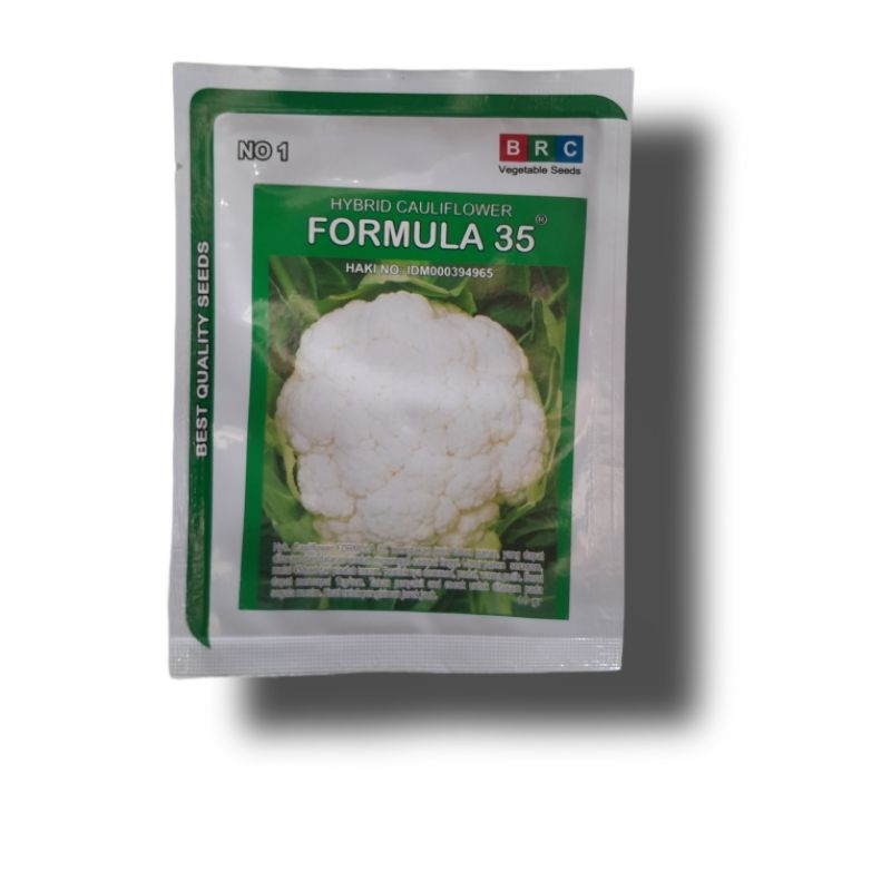 Benih kembang kol formula 35 isi 10 gram