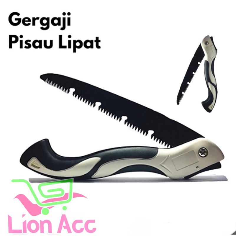 OK GERGAJI LIPAT Portabel Folding Wood Hand Saw 210 mm - Gergaji Pohon Genggam - Gergaji Lipat Kayu