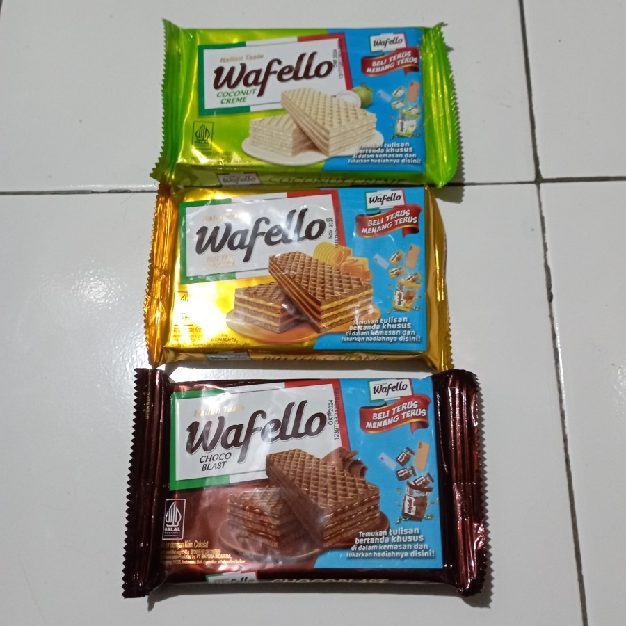 

Wafer Wafello MAYORA 43 gr Chocoblast / Butter Caramel / Coconut Creme