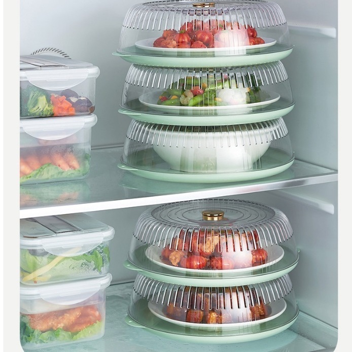 NEW - MC TUDUNG SAJI 4 SUSUN KRISTAL / FOOD ORGANIZER BPA TUDUNG SAJI PREMIUM PENUTUP MAKANAN