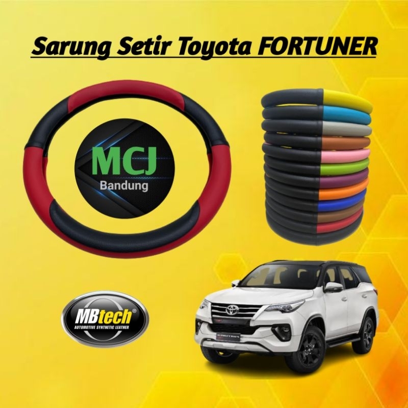 cover stir mobil fortuner mbtech original sarung stir fortuner