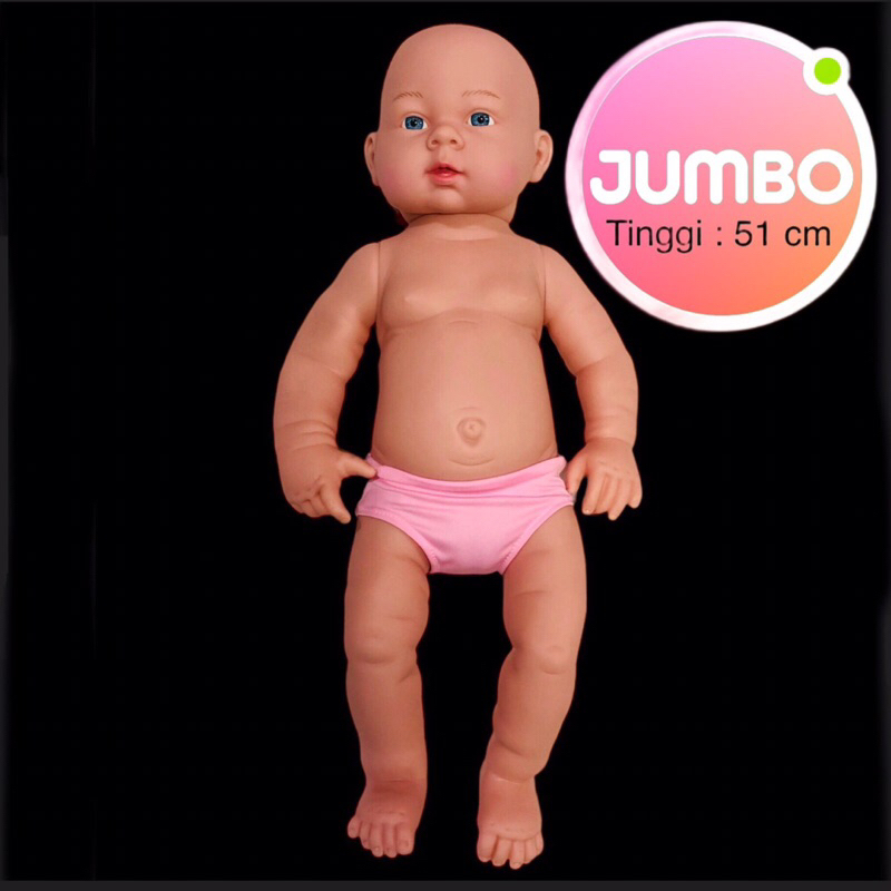 mainan boneka bayi jumbo new born
