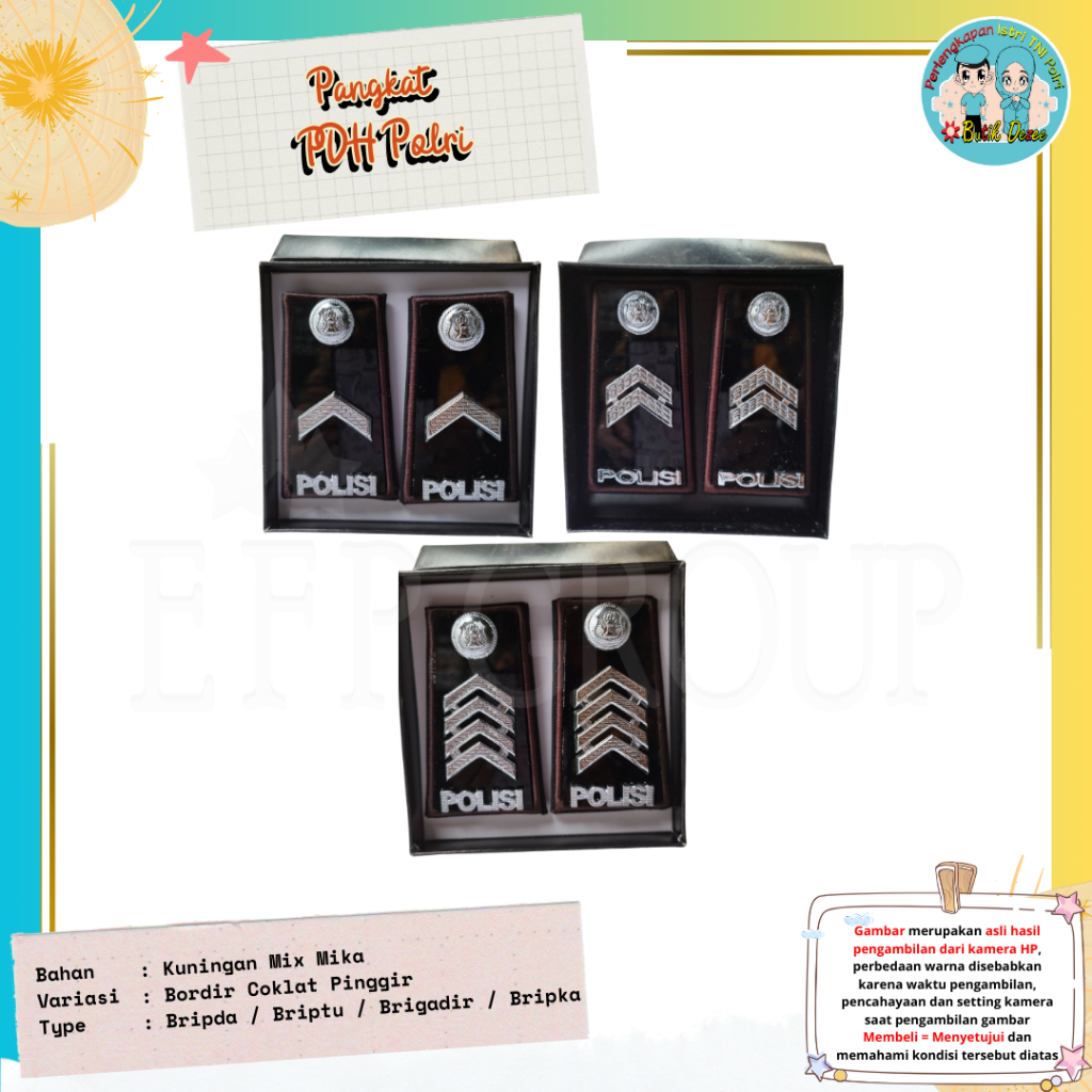 PANGKAT PDH POLRI (BRIPDA/BRIPTU/BRIPKA)