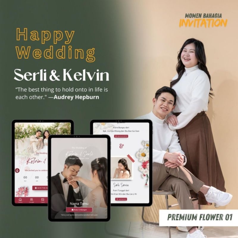 Undangan Website Undangan Digital Undangan Murah Undangan Pernikahan Premium Simple Murah & Efisien 
