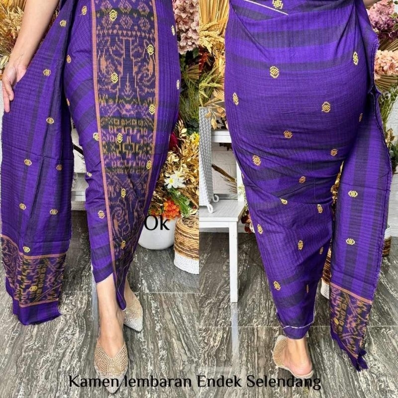 kamen endek Tretes songket tabur