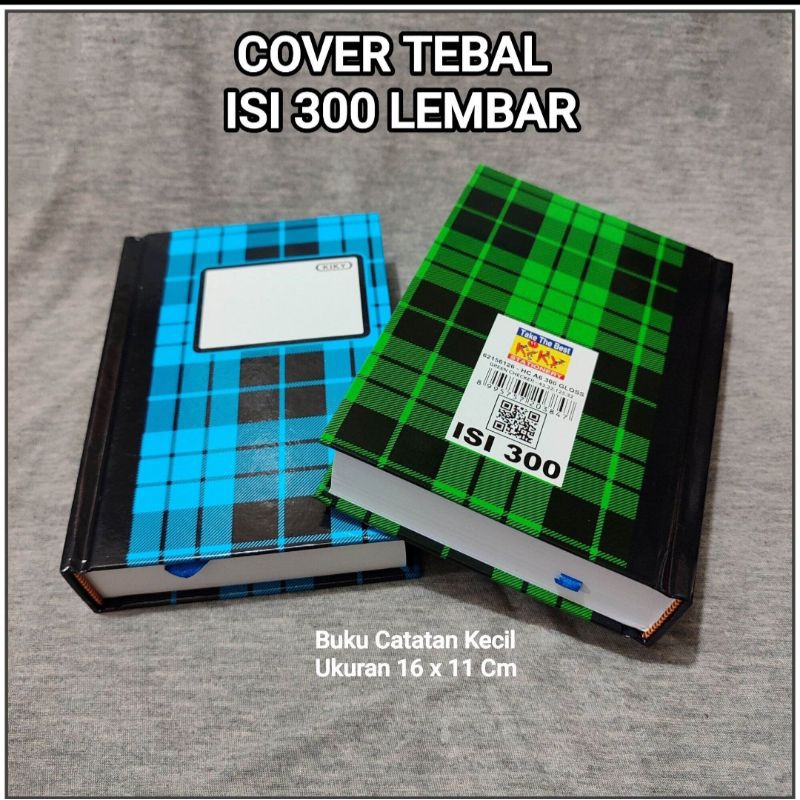 

1 Pcs Buku Catatan Kecil 300 Lembar COVER TEBAL