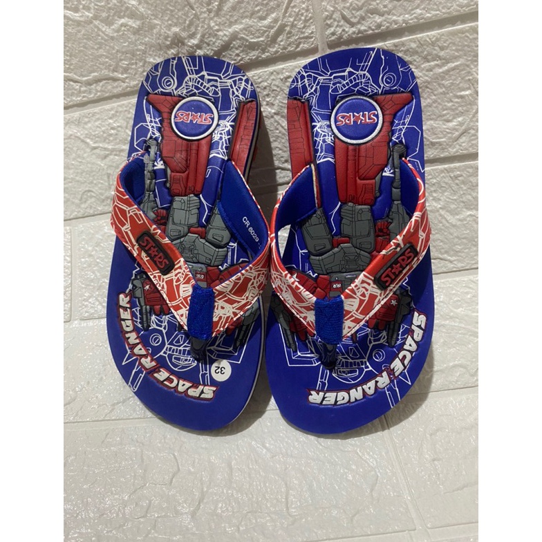 KODE A35I SANDAL ANAK KECIL JAPIT STARS ORIGINAL kemasan plastik biasa
