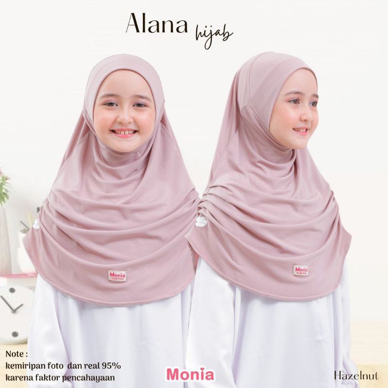Jilbab Instan Anak Monia Alana Hijab Series 3-11 Tahun