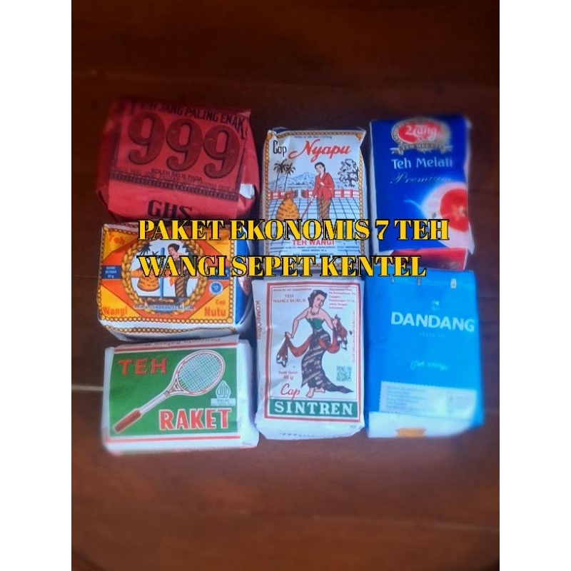 

Paket Ekonomis 7 Teh [ wangi, sepet, kentel ]