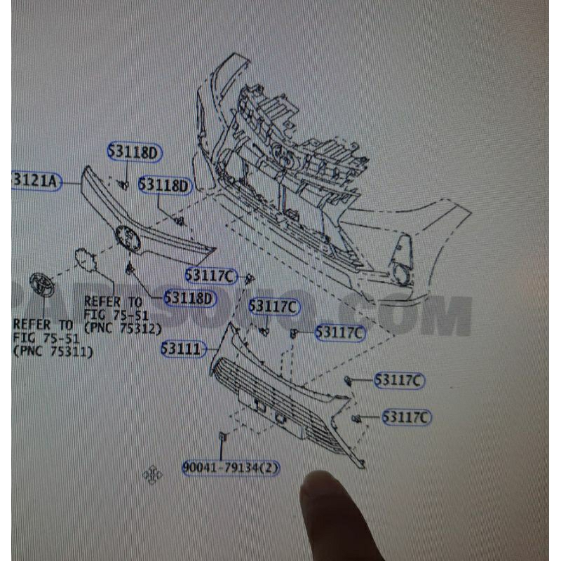 grill grille radiator avanza veloz 2019 2020 2021 ori
