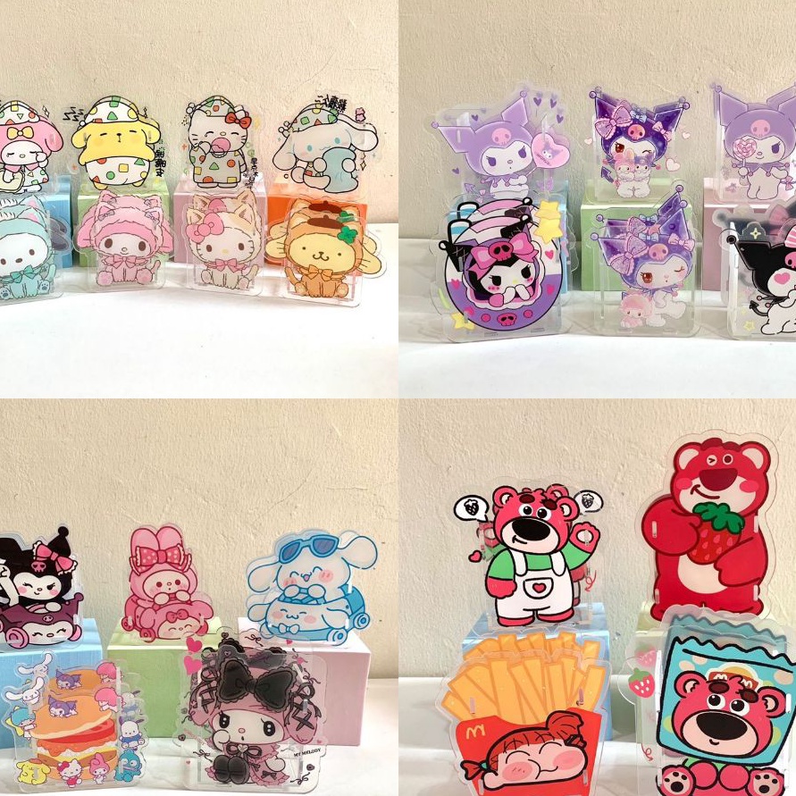 KP8 Rak Tempat Pen Akrilik Pulpen Bolpen acrylic Bolpoint Pencil Pensil Holder Alat Tulis Disney Toy