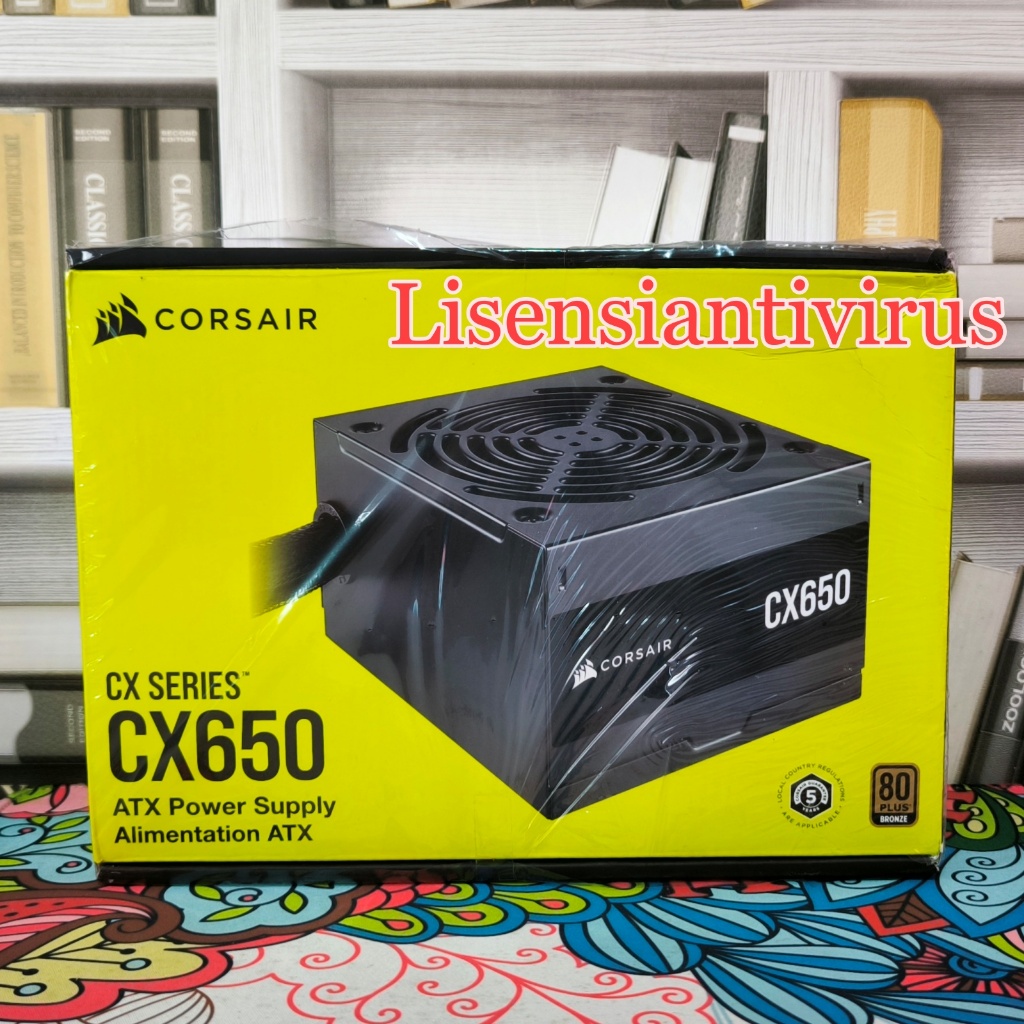 PSU Komputer Corsair CX650 650Watt PSU Power Supply 650W 80+ Bronze