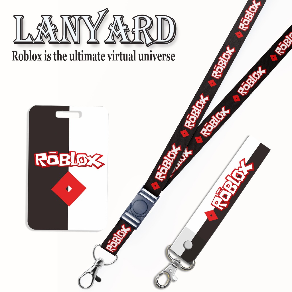 STRAP LANYARD CARD HOLDER Roblox Gantungan Kunci, Handphone, ID Card