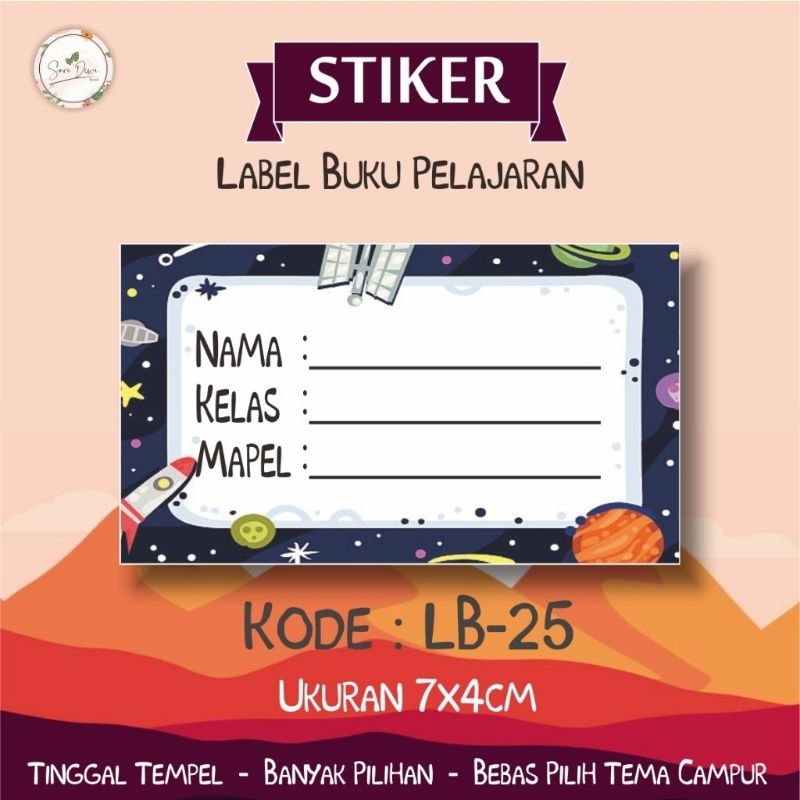 

STICKER MAPEL LB25