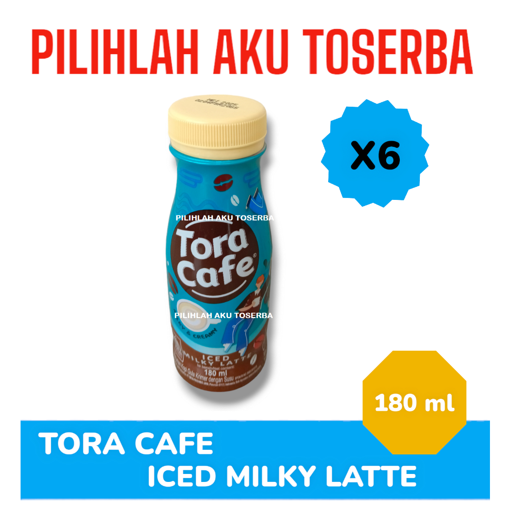 

Kopi TORACAFE Iced MILKY LATTE 180 ml - ( HARGA 6 BOTOL )