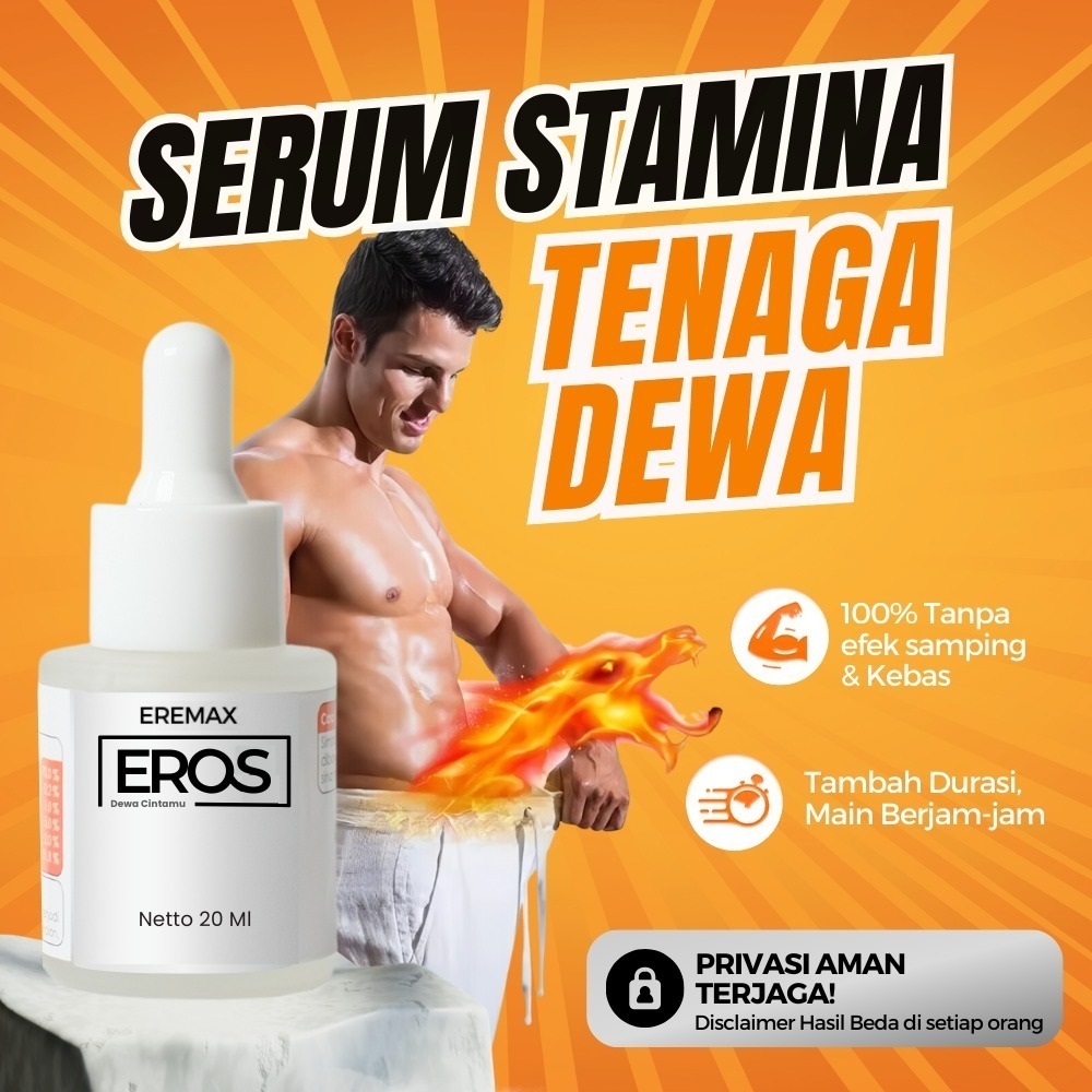 Eros Eremax  Dewa Cintamu Original Serum Obat Kuat Oles Tetes Stamina Pria Perkasa