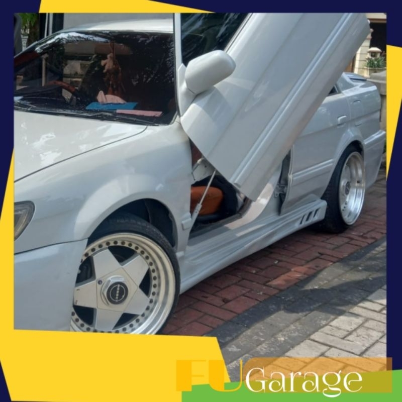 Bodykit bodykit Sideskirt samping Soluna tahun 2000-2003 model boomber