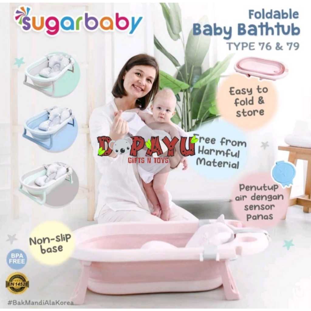 EMBER BABY F79 BAK MANDI BAYI LIPAT Sugar Baby Foldable Bathtub