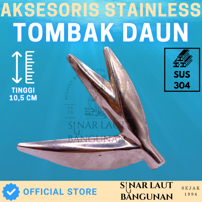 ORNAMEN AKSESORIES PAGAR STAINLESS Daun
