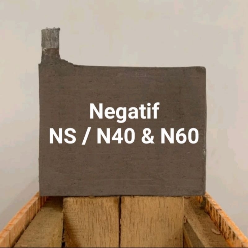 100 Lembar Plat Sel Aki Mobil N40 & N60 / NS40 & NS60 Negatif (Kondisi Baru)