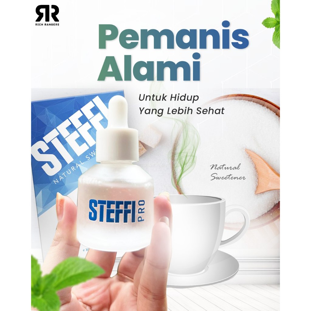 

[Promo] Steffi Pemanis Alami Gula Tetes Daun Stevia 100% Original