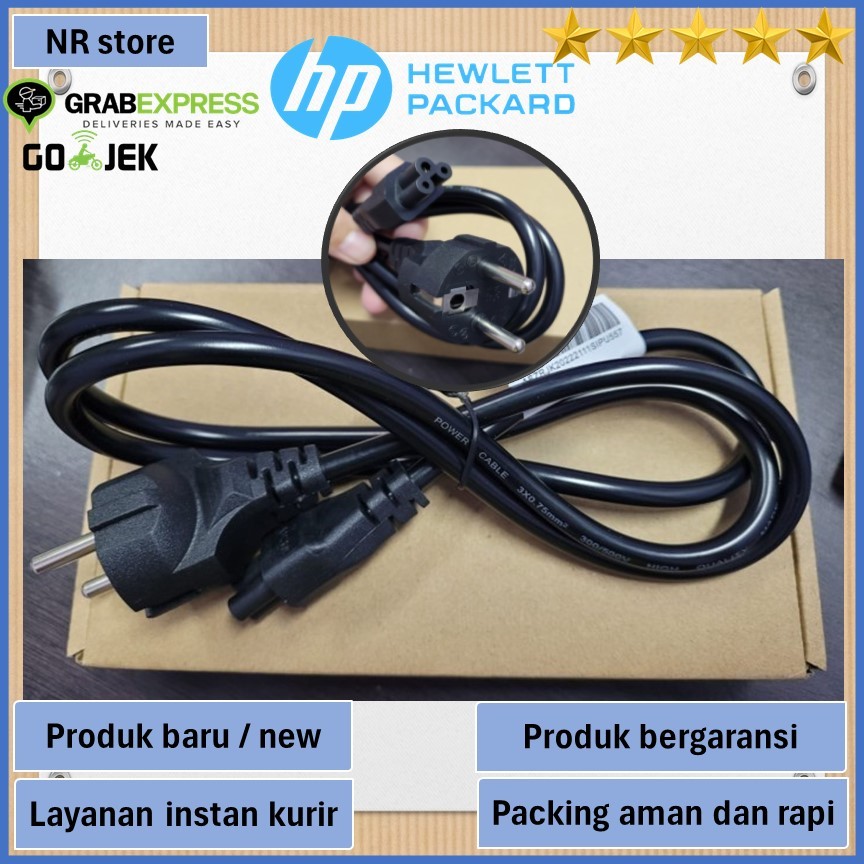 Kabel power adaptor 3 lubang laptop HP pavilion Aero 13 original