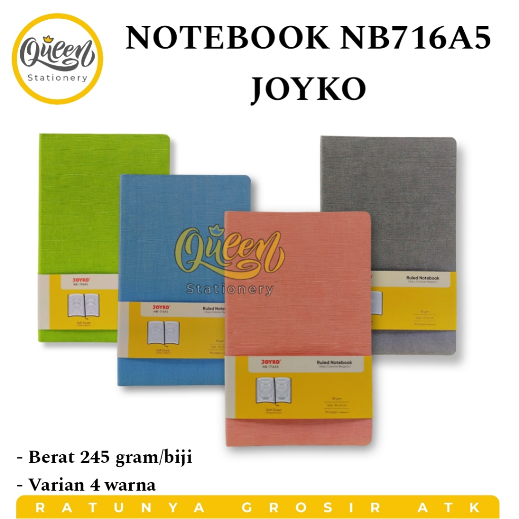 

1 PCS NOTEBOOK NB716A5 JOYKO BUKU CATATAN - AGENDA JOYKO