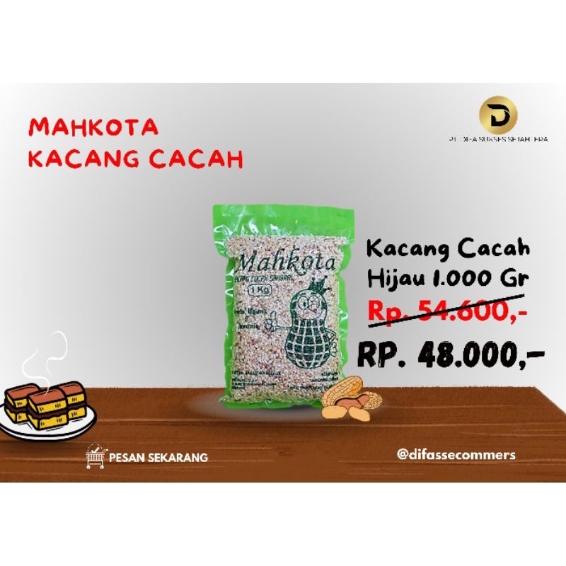 

Mahkota Kacang Cacah Hijau 1 Kg