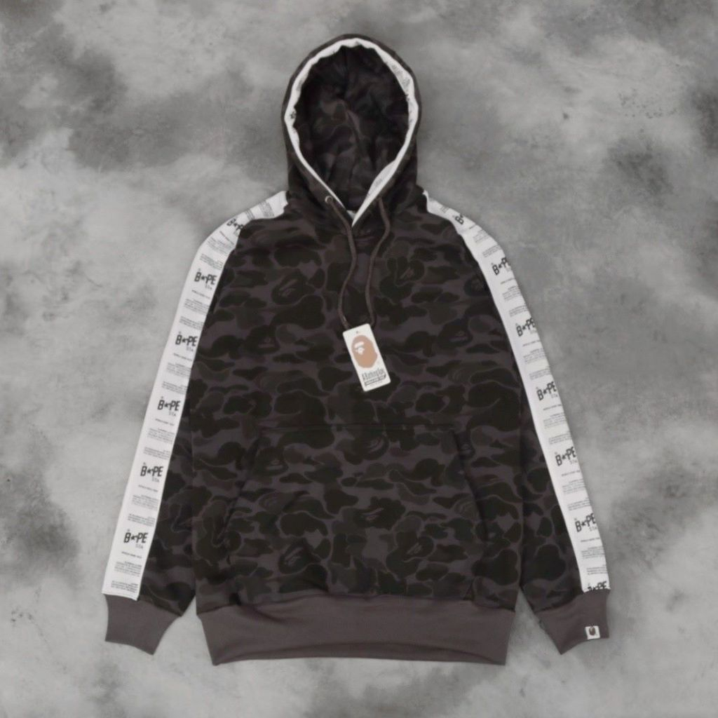 Sweater Hoodie Bape Aape Camo Taped Premium
