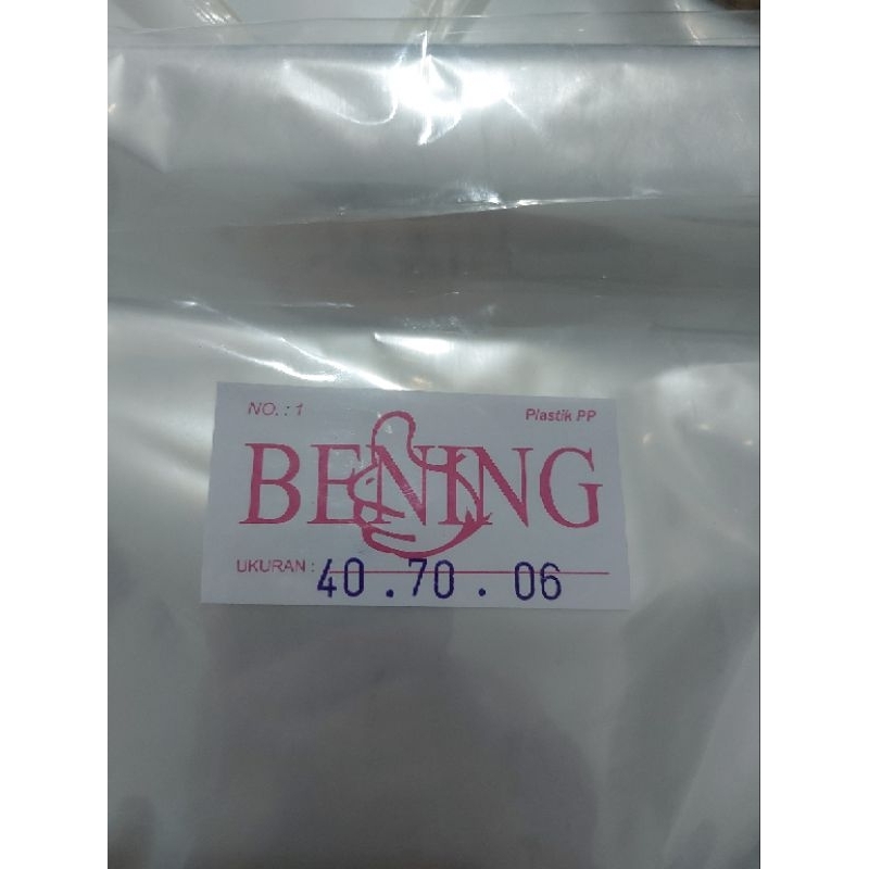 Plastik PP uk 40x70 06 cap Bening