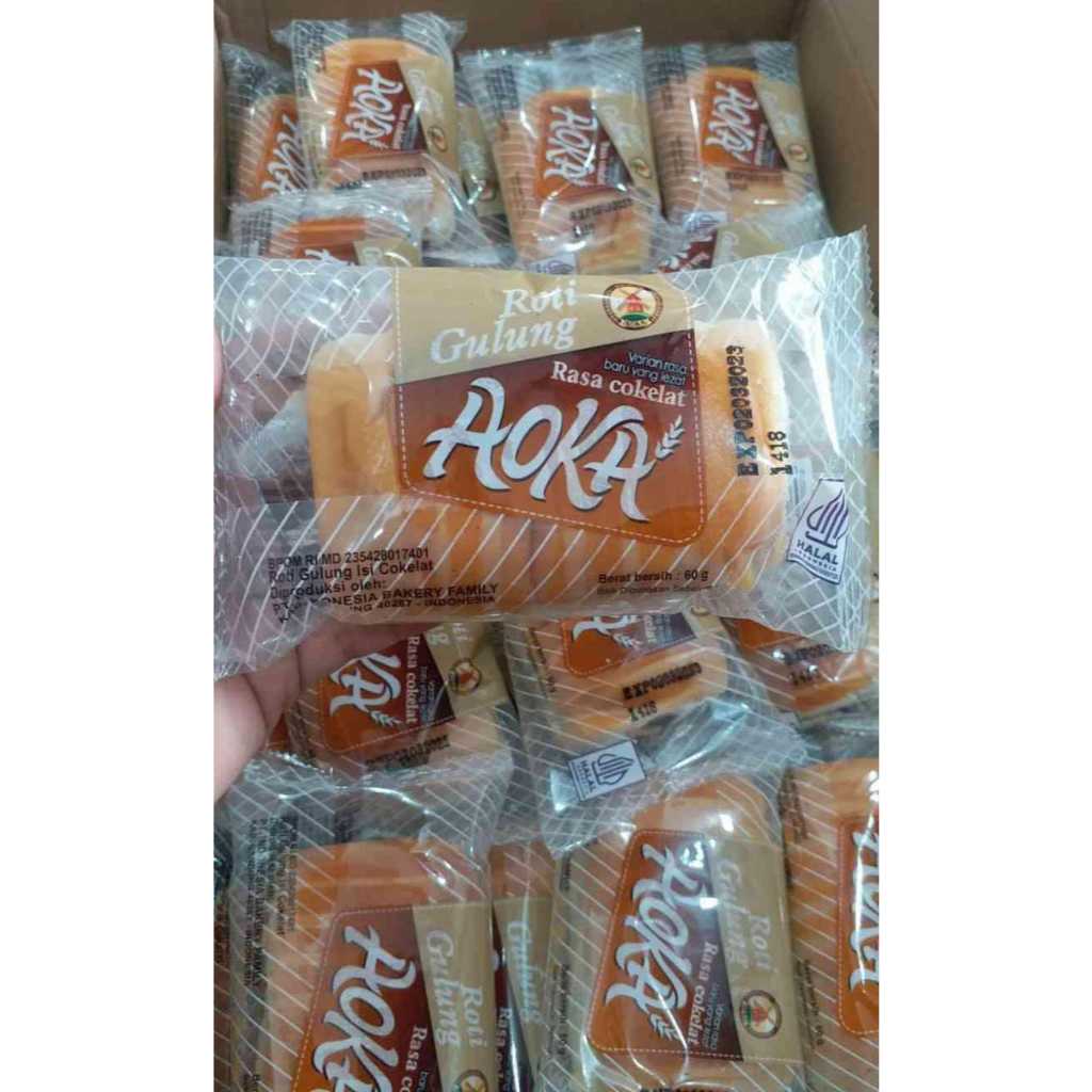 

Roti AOKA Gulung DUS dan MIX isi 60 pcs