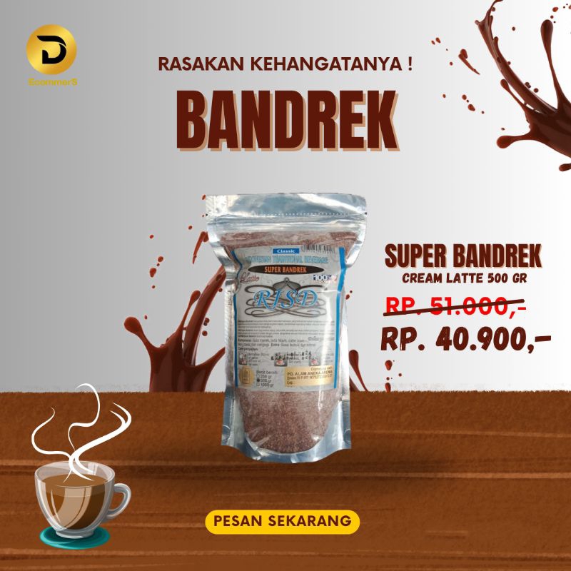 

RISD Bandrek Cream Latte 500 Gr