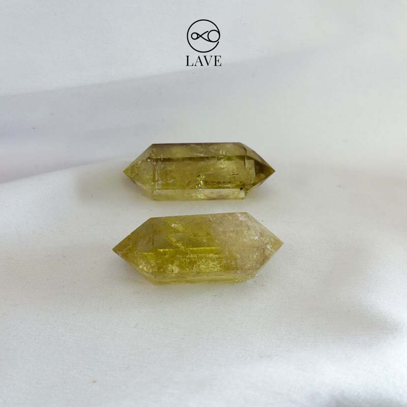 Citrine Double Point Natural Stone