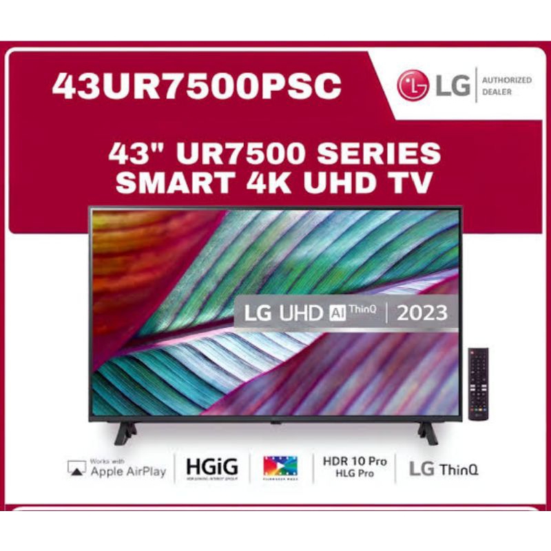 Smart TV UHD 4K 43 Inchi LG 43 UR7500 Diagonal 109 Cm