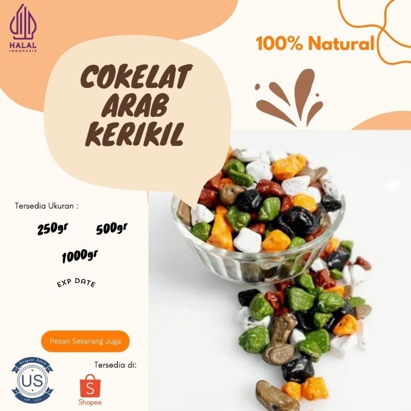 

COKLAT KERIKIL 100gr ASLI OLEH OLEH HAJI DAN UMROH | SOUVENIR