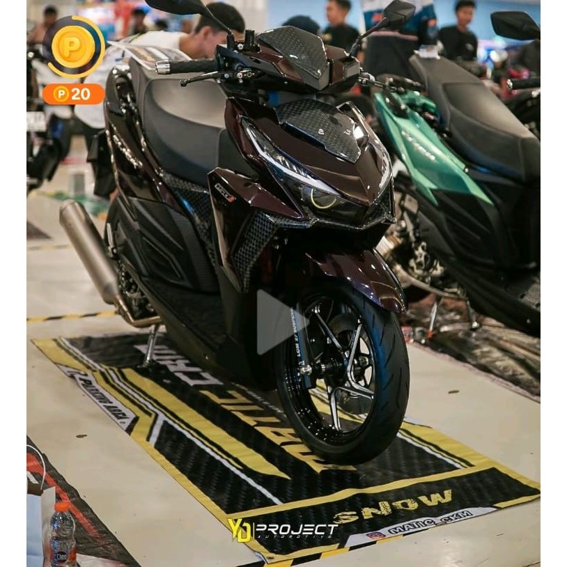 BANNER KARPET ALAS MOTOR KONTES CUSTOM NAMA