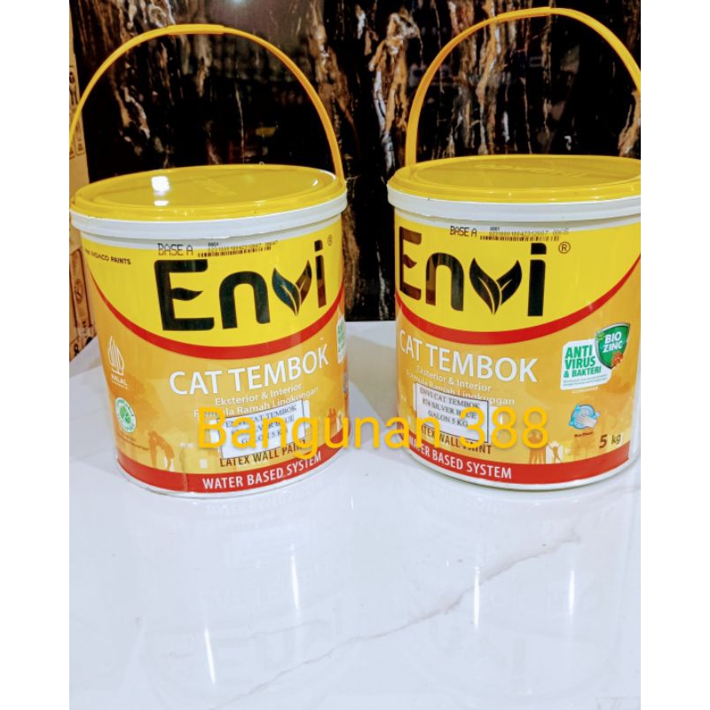 Cat Tembok Envi Latex 5kg/Cat exterior dan Interior