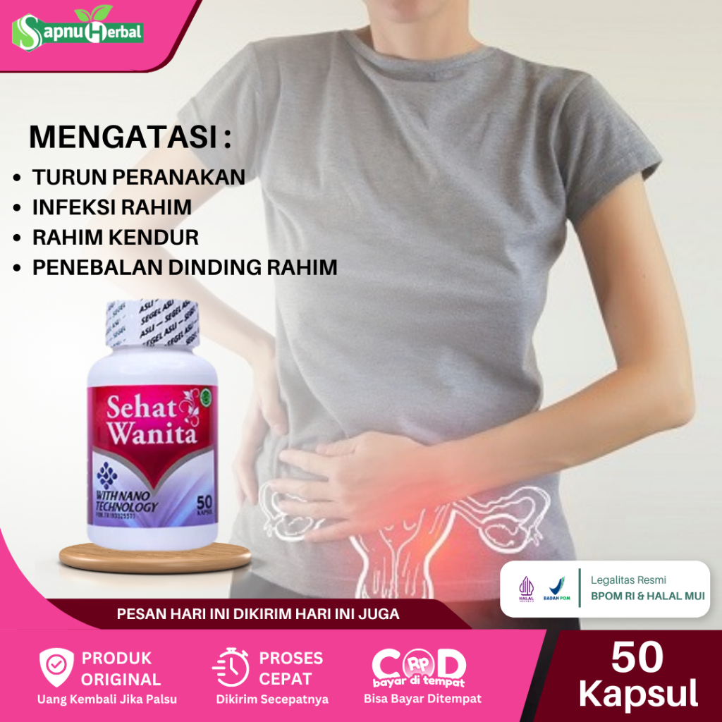 Sehat Wanita - Obat Turun Peranakan Wanita, Obat Pembersih Rahim, Jamu Turun Peranakan, Obat Rahim T