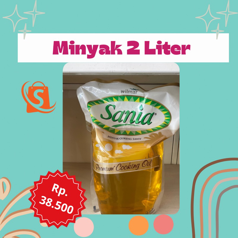 

Minyak goreng 2L Sania