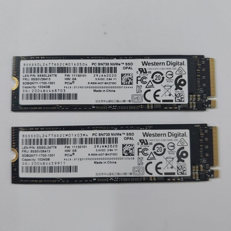 SSD M2 2280 Nvme 1TB western digital