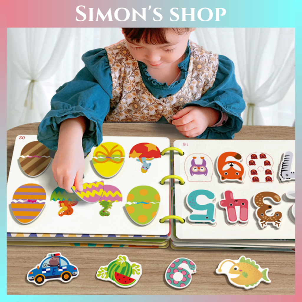 【COD】30Pages Quiet Book Busy Book Buku Edukasi Anak Buku Aktivitas Anak Kids Montessorri Activity Bo