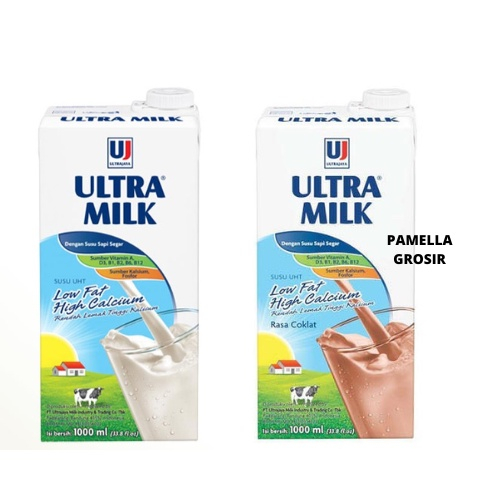 

ULTRA MILK LOW FAT FULLCREAM COKLAT 1000ML